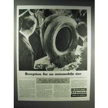 1944 Goodrich Tires Ad - Reception for Automobile Tire