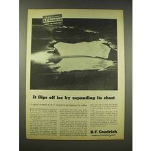 1944 Goodrich Tires Ad - It Flips off Ice By Expanding