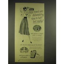 1948 Trend Detergent Ad - Cuts Time in Half!