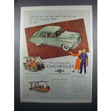 1949 Chevrolet Styleline DeLuxe 4-Door Sedan Ad