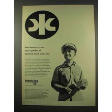 1956 Kimberly-Clark Paper Ad - About Everyone