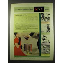 1956 G.E.C. Cosyglo Electric Fire Heater Ad