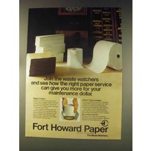 1976 Fort Howard Paper Ad - Join Waste Watchers