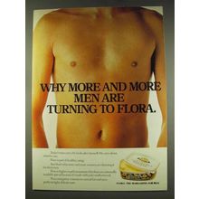 1977 Flora Margarine Ad - More and More Men
