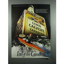 1981 Lord Calvert Canadian Whisky Ad - Kayak