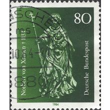 GERMANY, St. Norbert von Xanten, green 1984, 80pf, #3