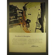 1962 Celanese Chemicals Ad - Freedom & Discipline