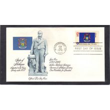 FDC Fleetwood 1658 13c Michigan (Cachet-U/A) CV01179