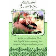 At Easter Son & Wife - Easter Greeting Card - 22963