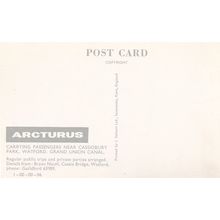 Arcturus Guided Watford Boat Canal Tours 1970s Advertising Postcard