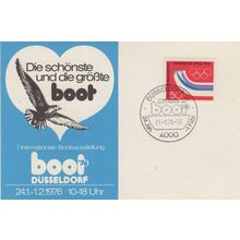 Boot Dusseldorf 1976 German First Day Cover