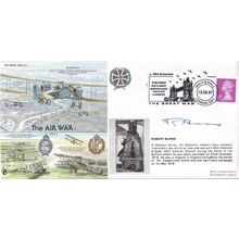 Robert Burns Raid Over London WW1 Cameron Highlanders Hand Signed FDC