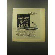 1960 RCA Victor Record Album Ad - The Ames Brothers The blend and the beat