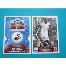 296. Dwight Tiendalli - Swansea City - Match Attax 2013/14 Football Card EF1