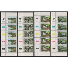 Venda Lakes and Waterfalls 4v Strips 1981 MNH SG#42-45