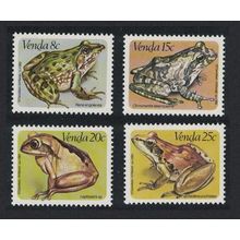 Venda Frogs 4v 1982 MNH SG#67-70
