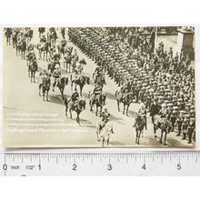 vintage postcard The Kings Funeral, Monarchs in the Procession