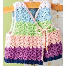 Baby Crochet Pattern Quick 8ply Crossover Topper Summer Sweet Clusters 0-6mths