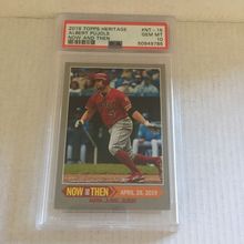 2019 Topps Heritage Now & Then Los Angeles Angels Future HOF Albert Pujols