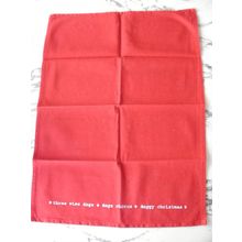 Three Wise Dogs Doggy Christmas Tea Towel Wall Hanging no dog bowl collar lead