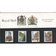 GB stamps 1985 Presentation Pack - 350th Anniversary of the Royal Mail Service