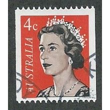 AUS 1966 4c 'QUEEN ELIZABETH II (COILS)' FINE USED (EBID44-502)