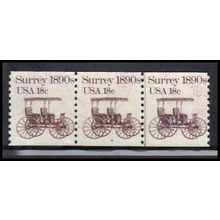Used 1907 18c Surrey Barely Clears PNC 4/3 PA2439