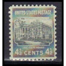 809 4 1/2c White House Fine MNH B0075