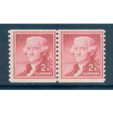 1055 2c Thomas Jefferson Barely Clears MNH CLP B0322