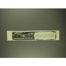 1908 Washington College Ad