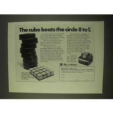 1974 Bell & Howell Slide Cube Cartridge System Ad
