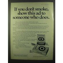 1974 Vantage Cigarettes Ad - If You Don't Smoke