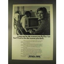 1976 Pan Am Airlines Ad - I May Not Be the Reason