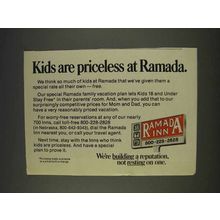 1977 Ramada Inn Ad - Kids are Priceless