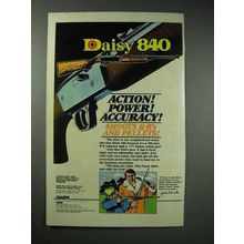 1979 Daisy 840 Airgun Ad - Action! Power! Accuracy!