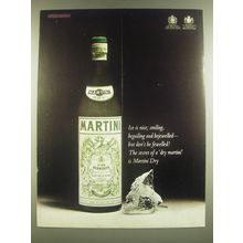 1965 Martini Vermouth Ad - Ice is nice; smiling, beguiling and bejewelled