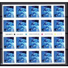 3451a 34c Statue of Liberty Very Fine MNH Pane/20 P# V1111 L01048