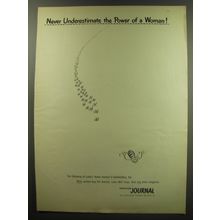 1949 Ladies' Home Journal Magazine Ad - Power of a Woman - The Following