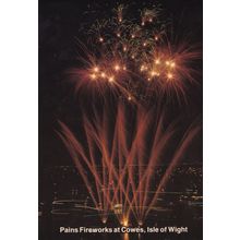 Pains Fireworks Display at Isle Of Wight Limited Edition Postcard