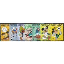 1979 7 different values - MNH (**) - DISNEY