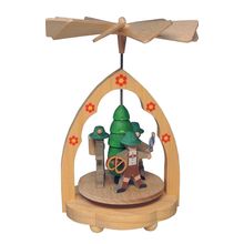 1727 - Richard Glaesser Mini Pyramid - Bavarians - 4.5"H x 3"W x 3"D