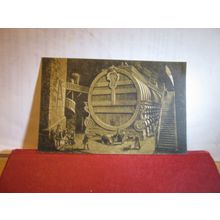 LARGE BARREL, HEIDELBERG CASTLE, GERMANY, unused vintage postcard =