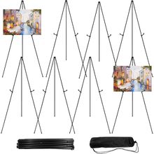 8 Pcs Easel Stand for Sign 65 Inches, Portable Picture Stands for Display, Tripo