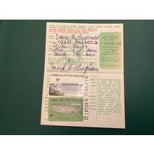 ICOLLECTZONE US California 1976 Inland and Trout Fishing Stamps on License