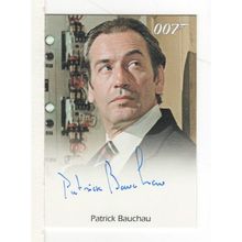 SIGNED CARD - JAMES BOND 50TH ANNIVERSARY SERIES 1 PATRICK BAUCHAU (2012)