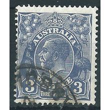 Australia 1928 SG100 3d Dull Ultramarine Fine Used .. ..