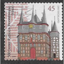 GER 2009 €0.45 (S/A) 'FRANKENBERG HALL' FINE USED (EBID53-709)