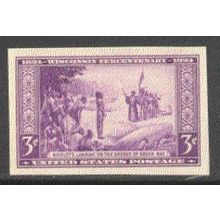 755 3c Wisconsin Very Fine MNH Q7274
