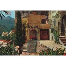 Elba Pitoresca Marciana Italy Noci Street Via Delle Noci Italian Postcard