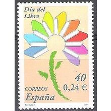 España 2001 Michel 3622 Neuf ** Cote (2008) 0.55 € Journée de livre